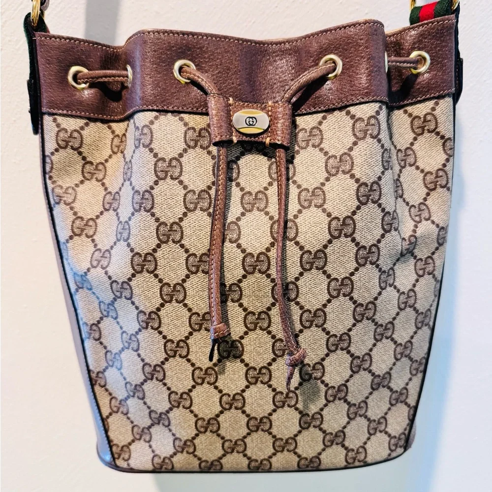 Gucci GG Monogram Bucket Bag Vintage - Picture 2 of 16